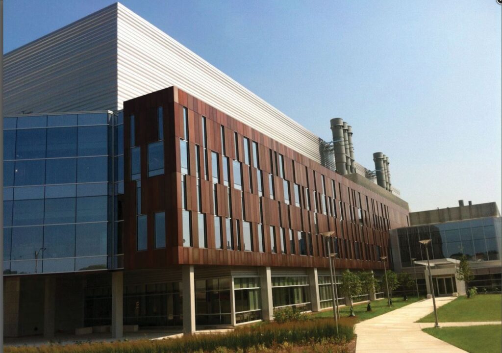 Argonne National Laboratory building project featuring the GreenGirt CMH continuous insulation system.