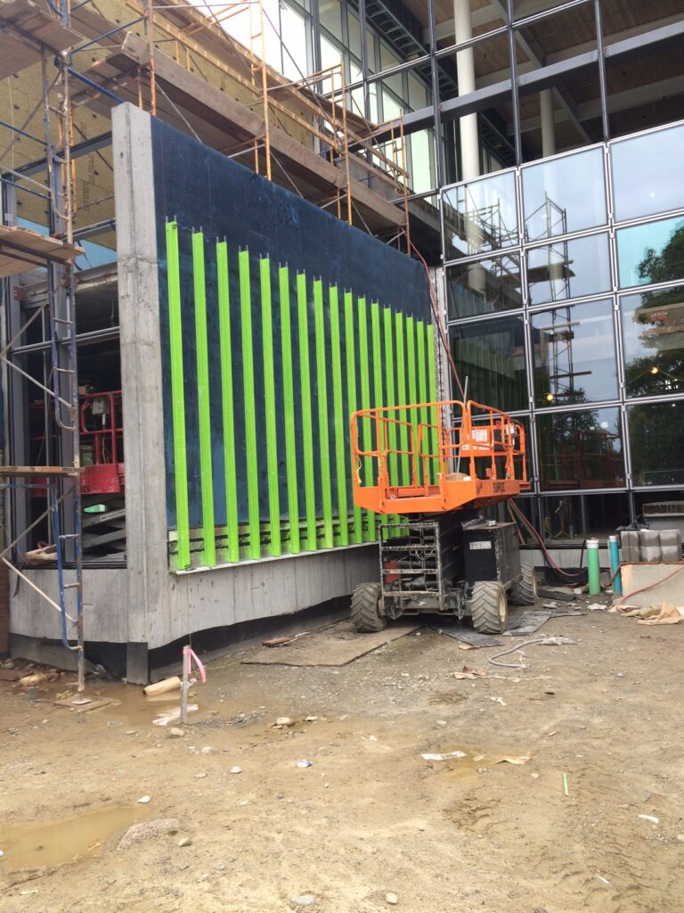 Bristol Community College building project features the GreenGirt CMH continuous insulation system.
