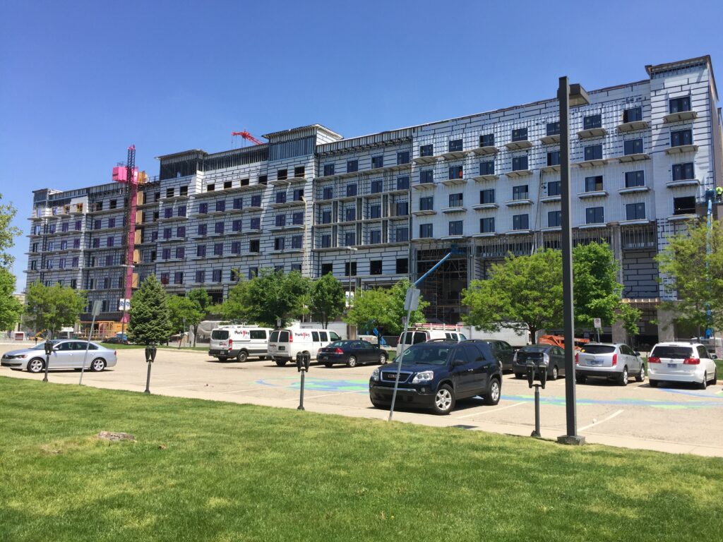 Embassy Suites by Hilton Grand Rapids features the SMARTci continuous insulation system.