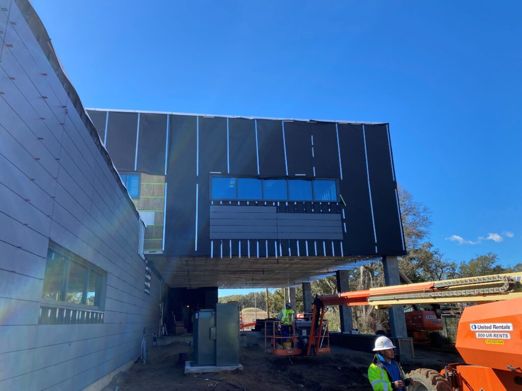 Fort Fisher Visitor Center features the SMARTci building enclosure system.