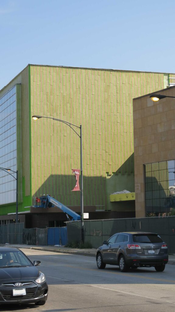 Malcolm X College features the GreenGirt CMH continuous insulation system.