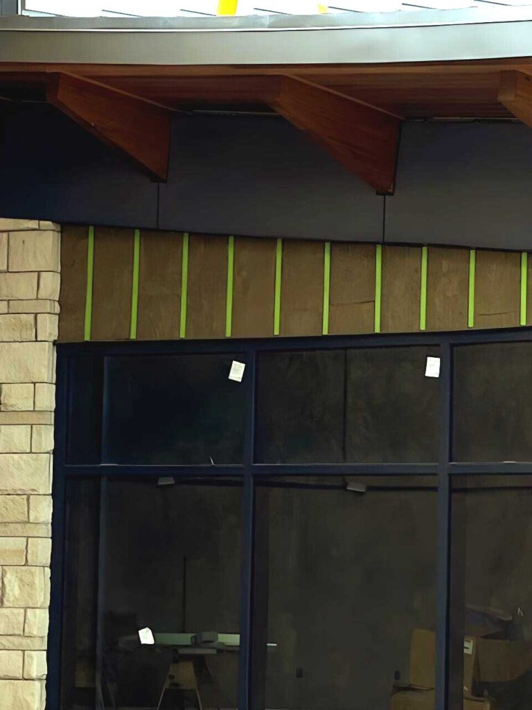 Overland Park Arboretum features the GreenGirt CMH continuous insulation system.