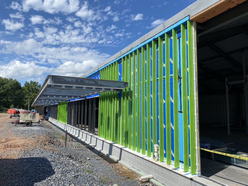 Princeton Racquet Center features the GreenGirt CMH continuous insulation system.