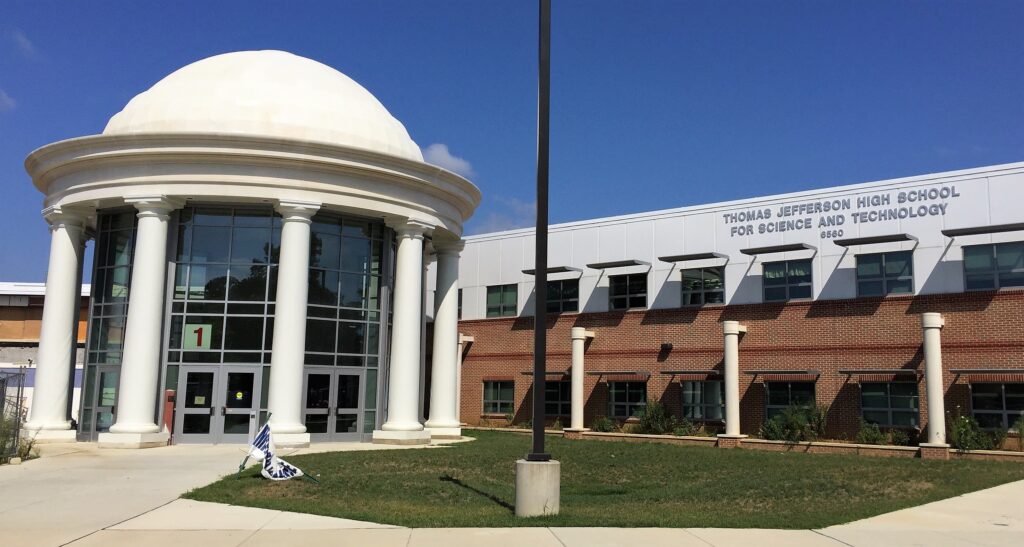 Thomas Jefferson High School features the SMARTci building enclosure system.