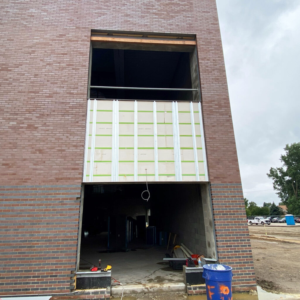 Van Buren Township Community Center features the SMARTci building enclosure system.