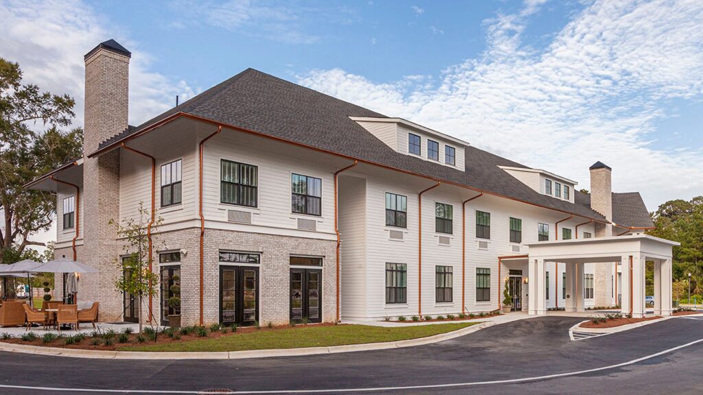 White Oak at North Grove Senior Living Center features the SMARTci building enclosure system.